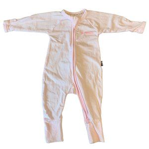 BONDS Wondersuit 0-3 months 000 Zippy Onesie Pale Pink Stripes Baby Infant